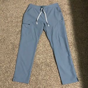 Figs heather indigo yola scrub pants